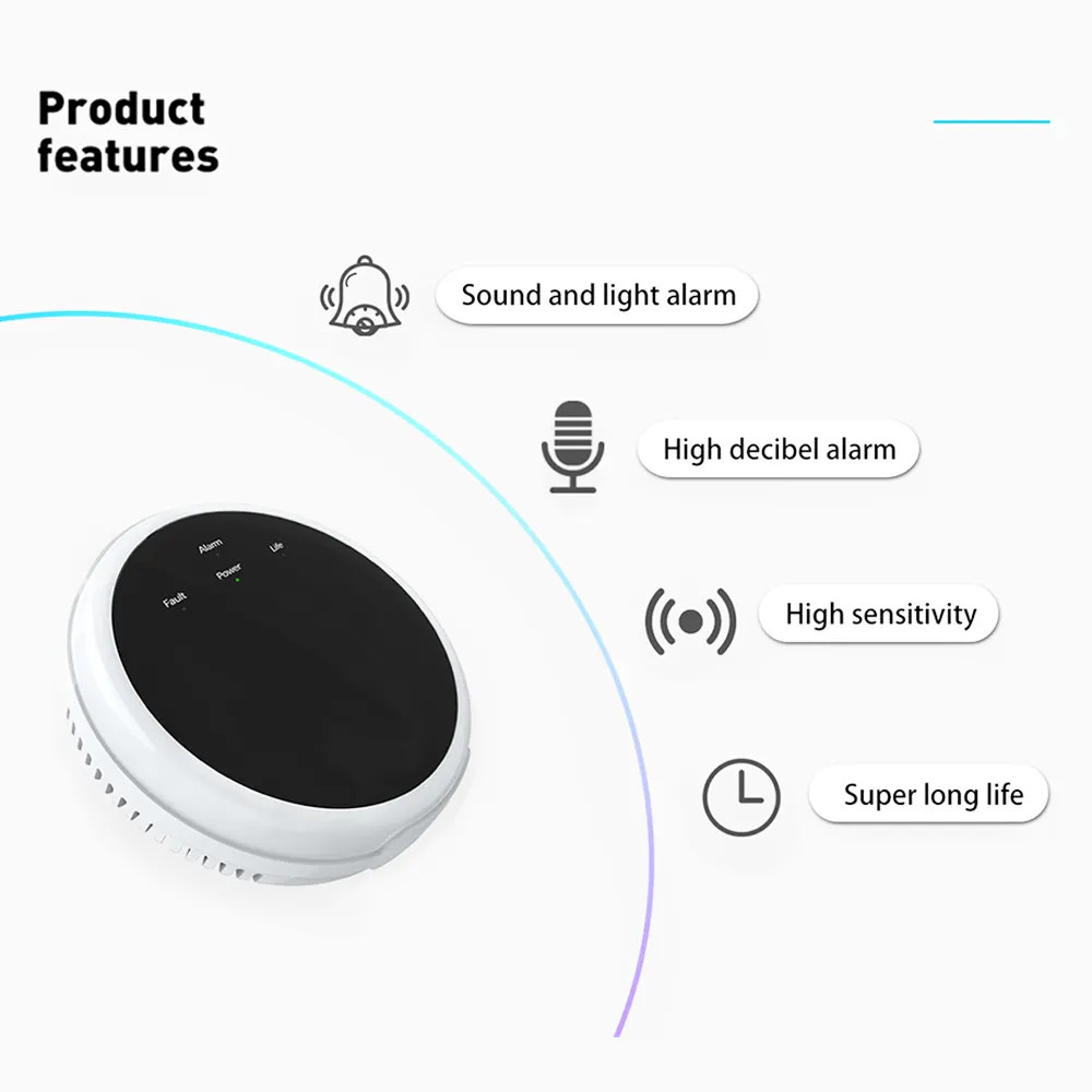 Rilevatore di gas wireless per allarme - immagine 2